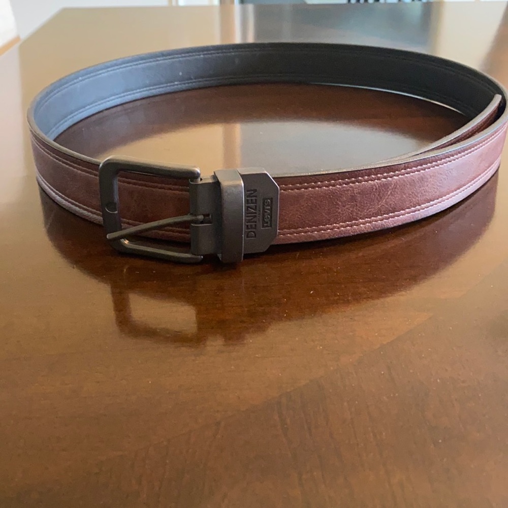 Denizen Levi’s reversible black/brown mens belt